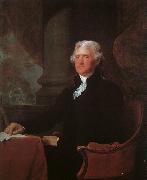 Gilbert Charles Stuart Thomas Jefferson oil on canvas